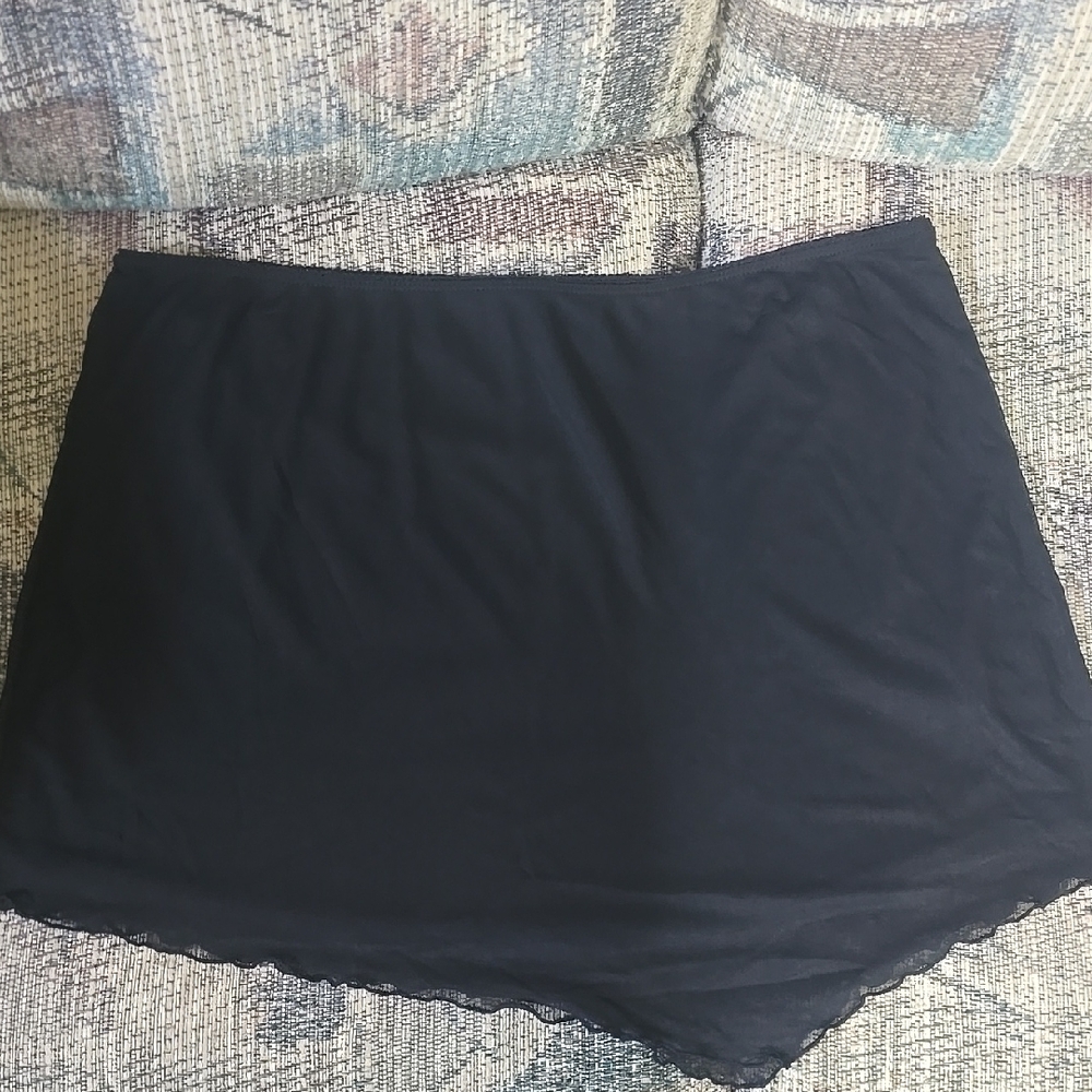 Asymmetrical Black Skirt